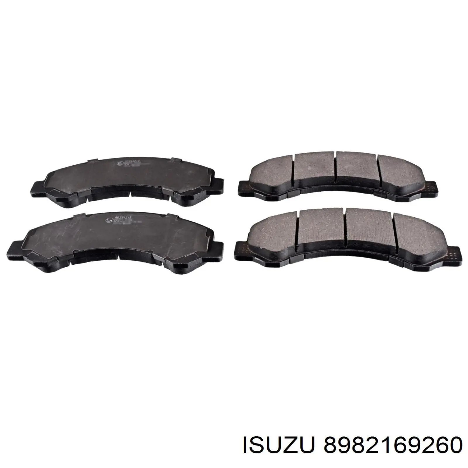 Гальмівні колодки Isuzu 8982169260 ціна, від 40.47 USD