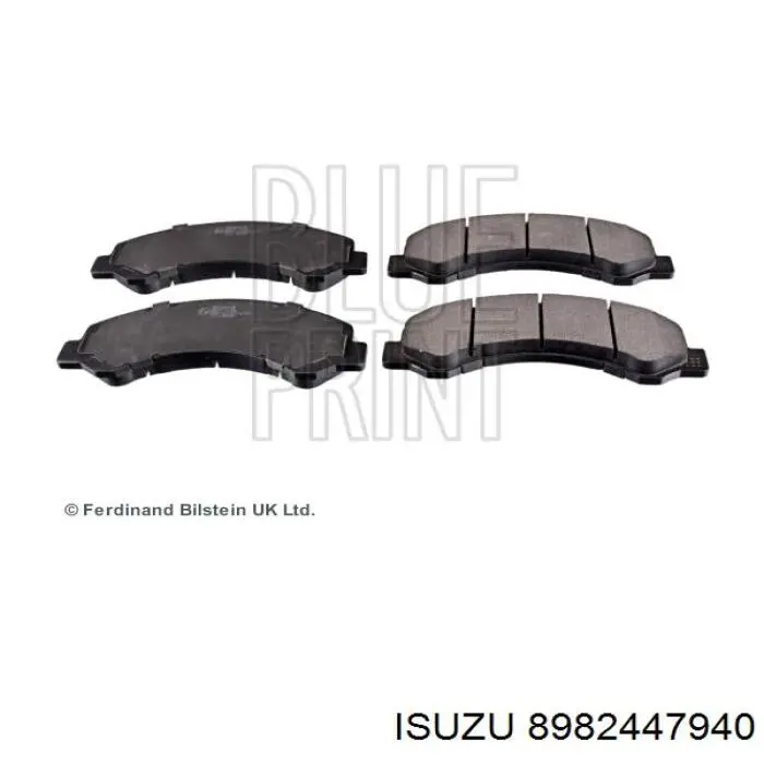 8982447940 Isuzu Передні гальмівні колодки