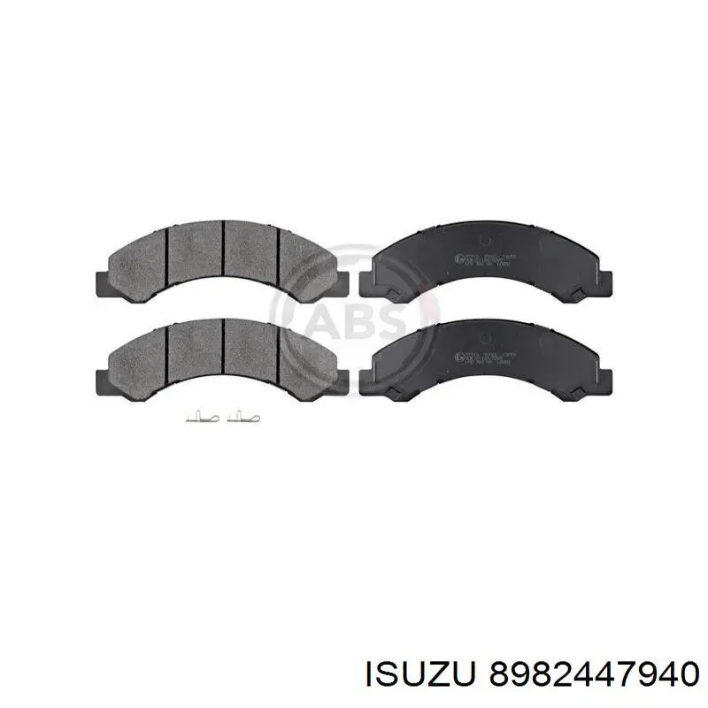 Гальмівні колодки Isuzu 8982447940 ціна, від 38.77 USD