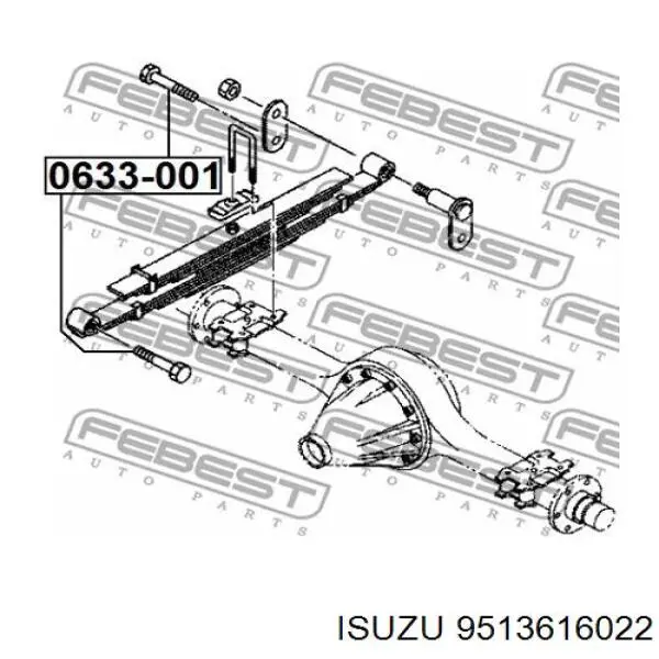  9513616021 Isuzu