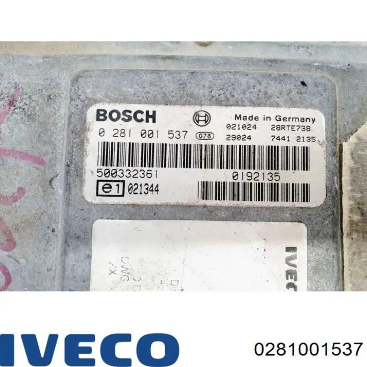 ЕБУ Iveco 0281001537 ціна, від 84.36 USD