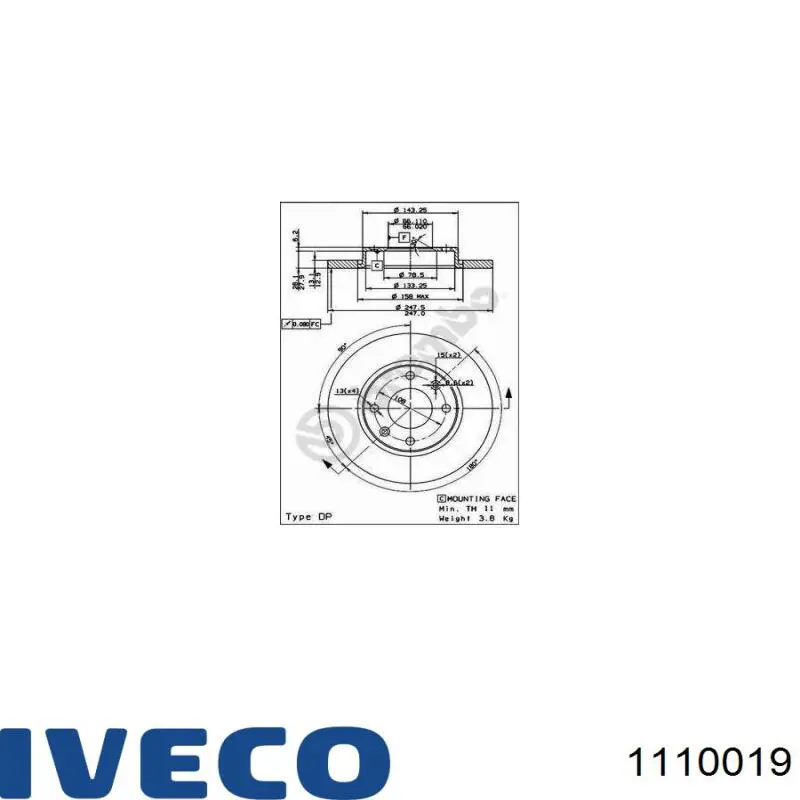 Підшипник маточини SKF 32309