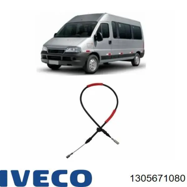 1305671080 Iveco Трос замка капота
