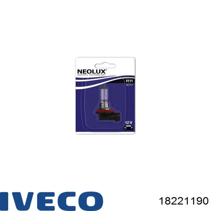 Лампочка 18221190 Iveco