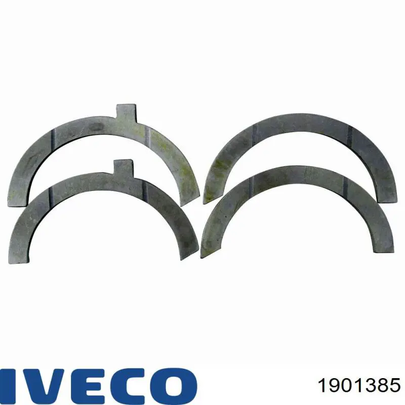 Півмісяць півкільце завзяте розбігу коленвала Iveco 1901385 ціна, від 16.15 USD