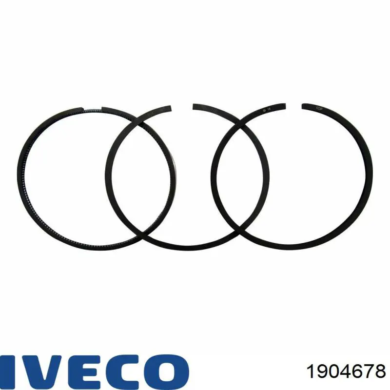 Кільця поршневі на 1 циліндр, STD. Iveco Eurocargo (Івеко Eurocargo)