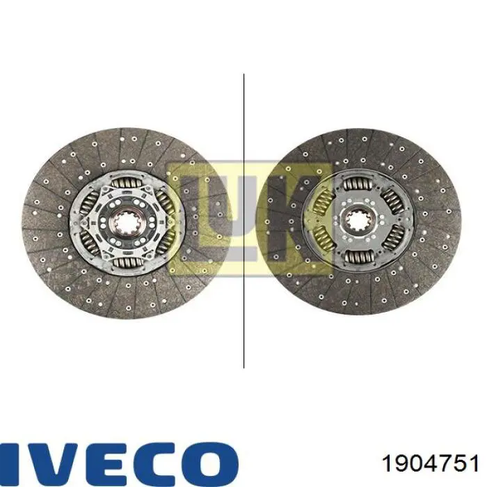 Корзина зчеплення 1904751 Iveco