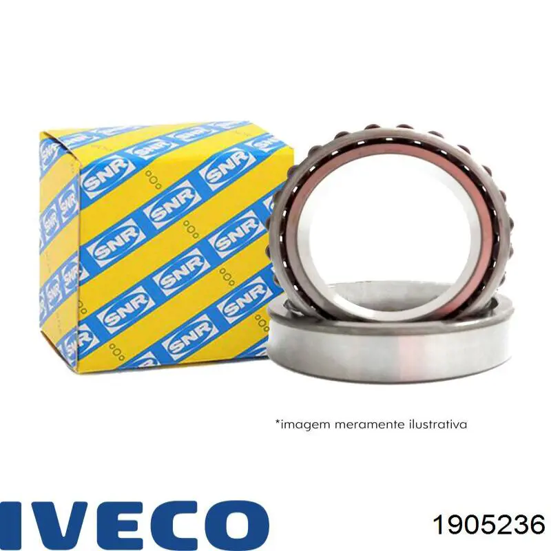 Комплект підшипник маточини передньої Iveco 1905236 ціна, від 35.76 USD