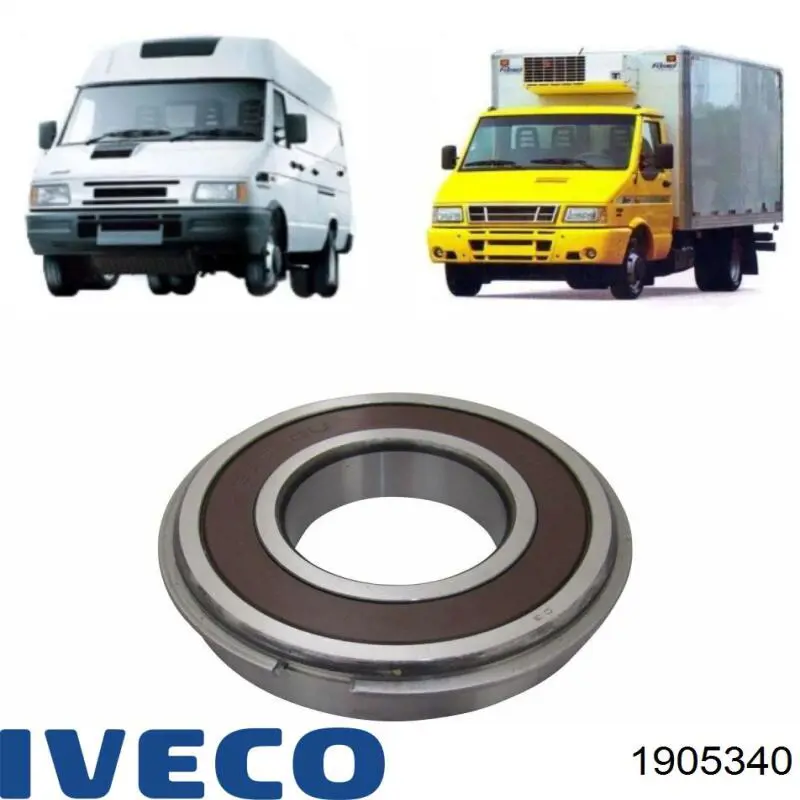 Підшипник первинного валу коробки 1905340 Iveco
