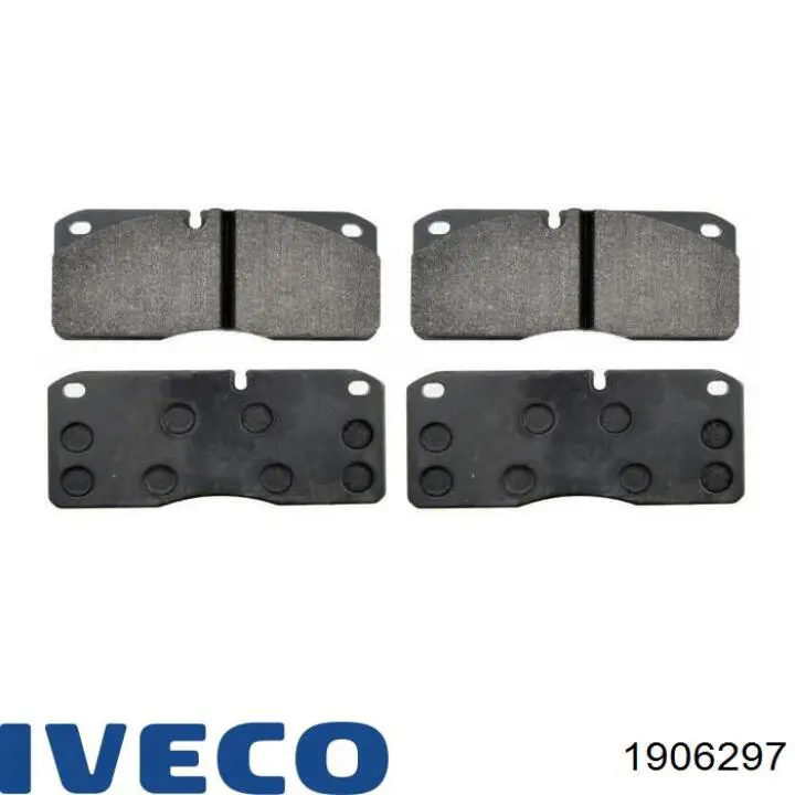 Передні тормозні колодки 1906297 Iveco