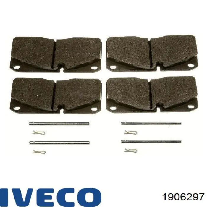 Тормозні колодки Iveco 1906297