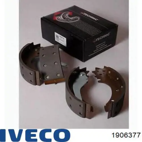 1906377 Iveco Колодки гальмівні задні, барабанні