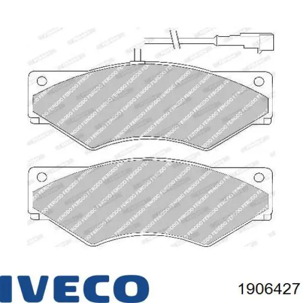 Гальмівні колодки Iveco 1906427 ціна, від 37.27 USD