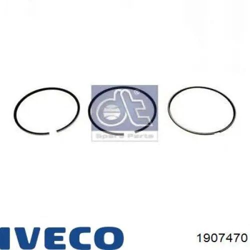 1907470 Iveco кільця поршневі на 1 циліндр, std.