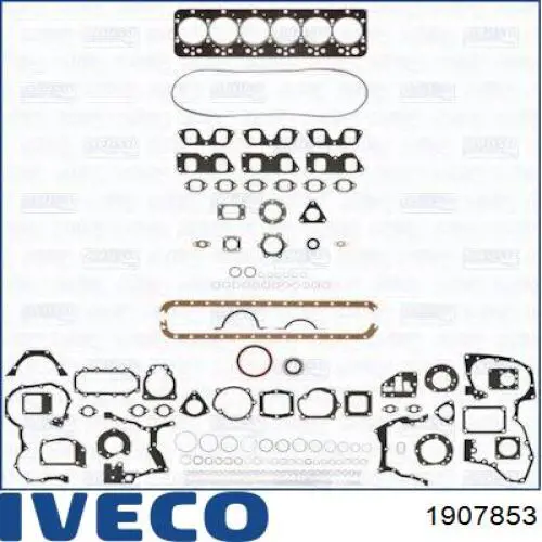Комплект прокладок двигуна, повний Iveco 1907853 ціна, від 197.95 USD
