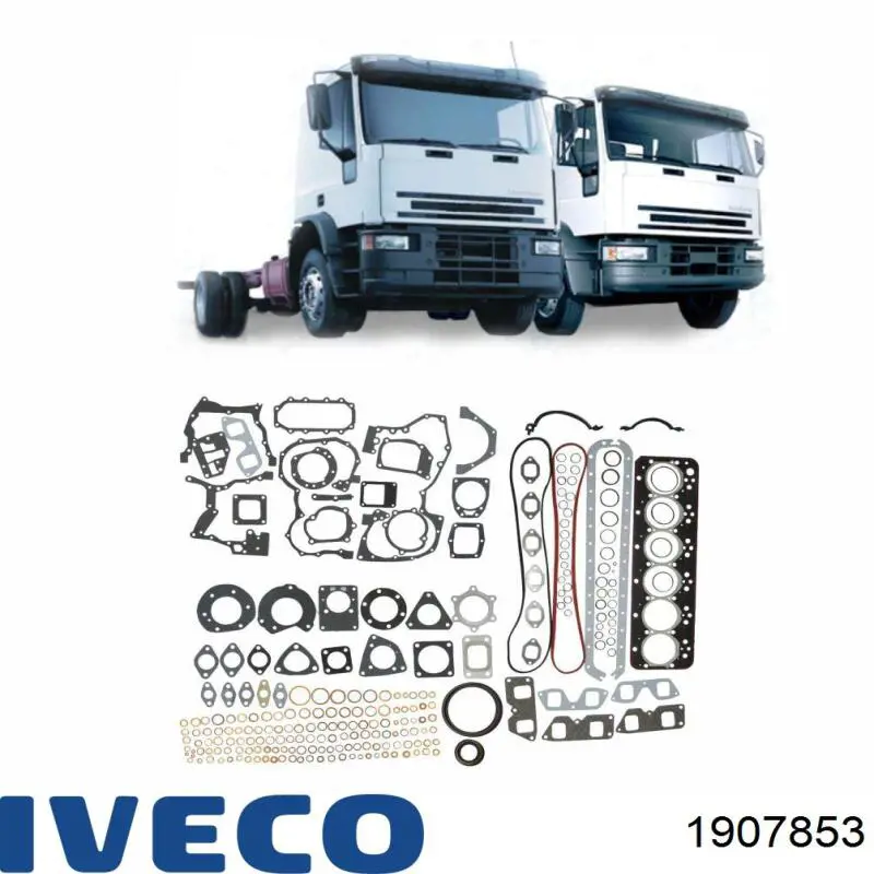 1907853 Iveco Набір прокладок двигуна