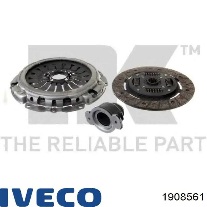 1908561 Iveco комплект зчеплення (3 частини)