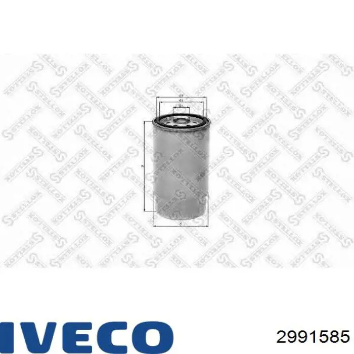 Паливний фільтр 2991585 Iveco