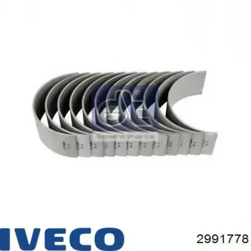 Шатунні вклалиші колінвала STD Iveco 2991778 ціна, від 76.16 USD
