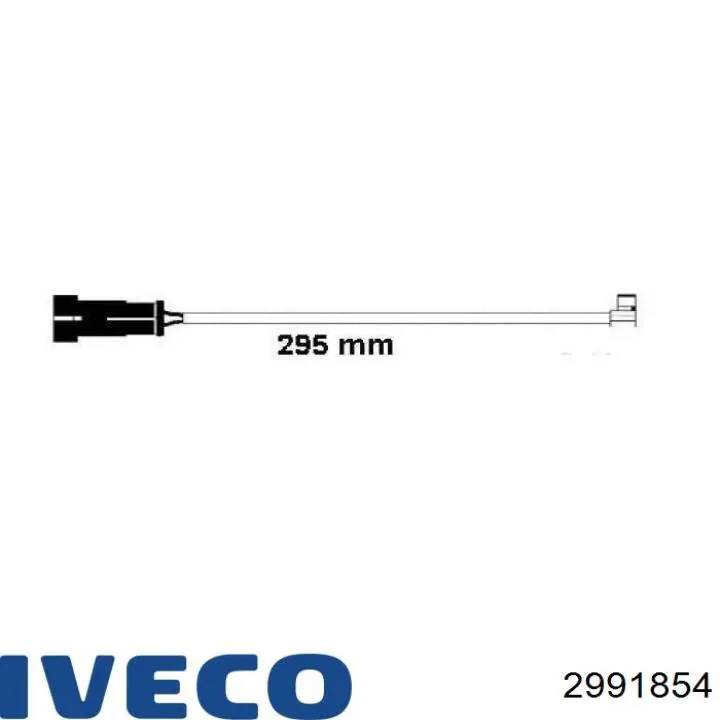 2991854 Iveco Датчик зносу гальмівних колодок, задній