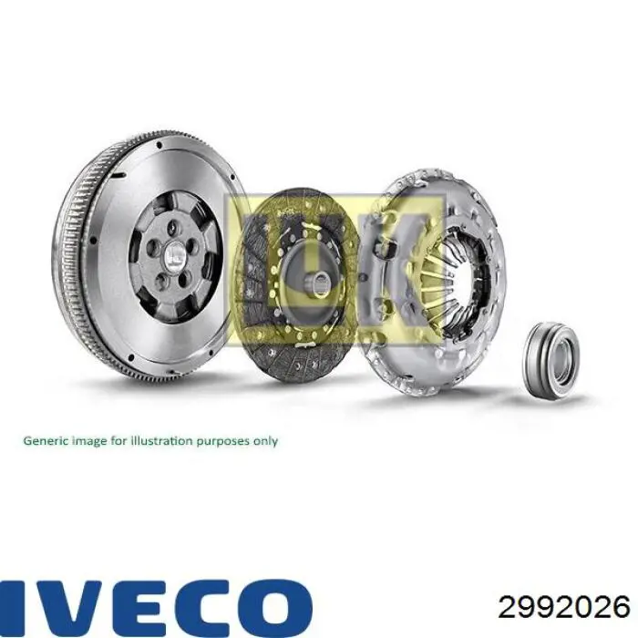 2992026 Iveco комплект зчеплення (3 частини)