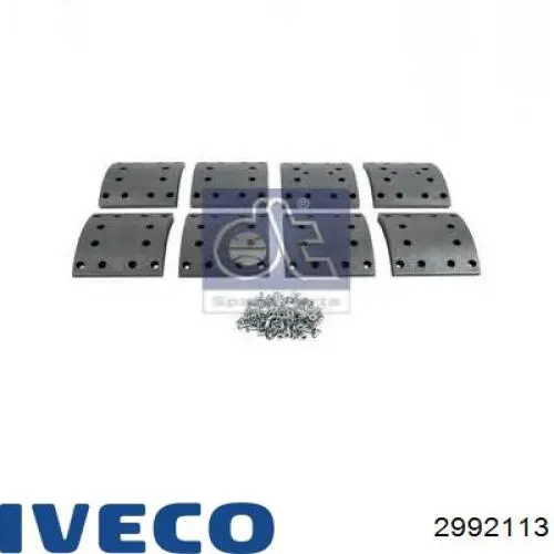 2992113 Iveco Накладка гальмівна передня (TRUCK)