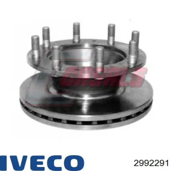 2992291 Iveco диск гальмівний передній