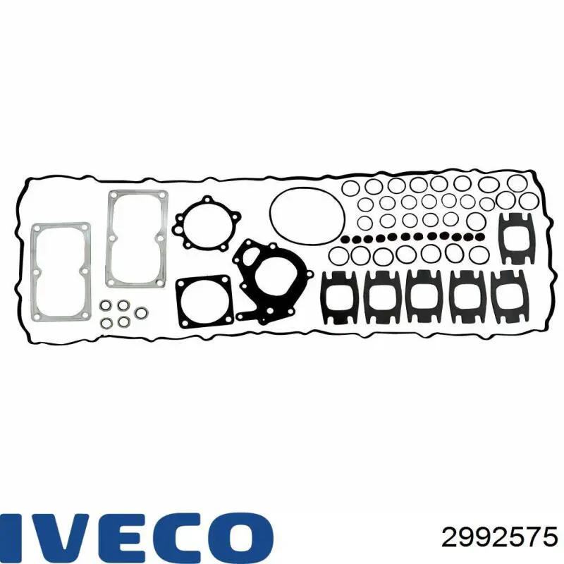Комплект прокладок двигуна, верхній 2992575 Iveco