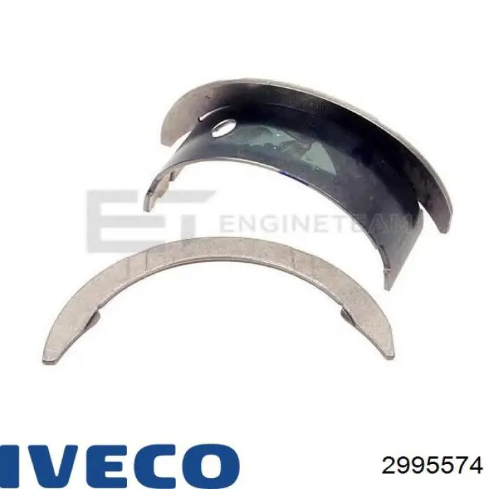 Вкладиші коленвала, корінні, комплект, стандарт (STD) Iveco 2995574 ціна, від 45.79 USD