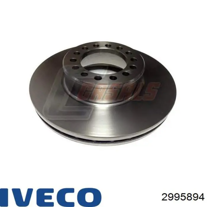 Диск переднього гальма Iveco 2995894 ціна, від 115.16 USD