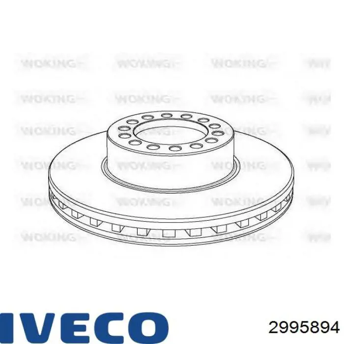 Купити 2995894 Iveco Ротор гальмівний