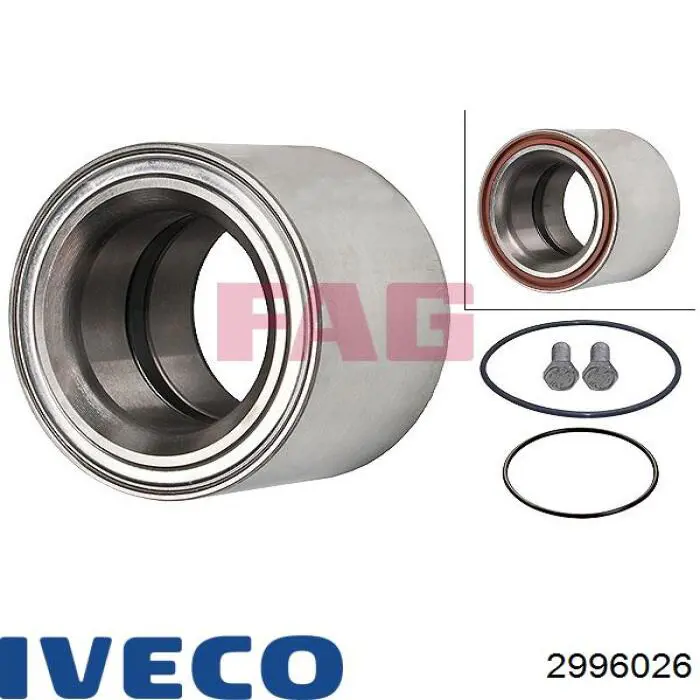 2996026 Iveco Підшипник ступиці задньої