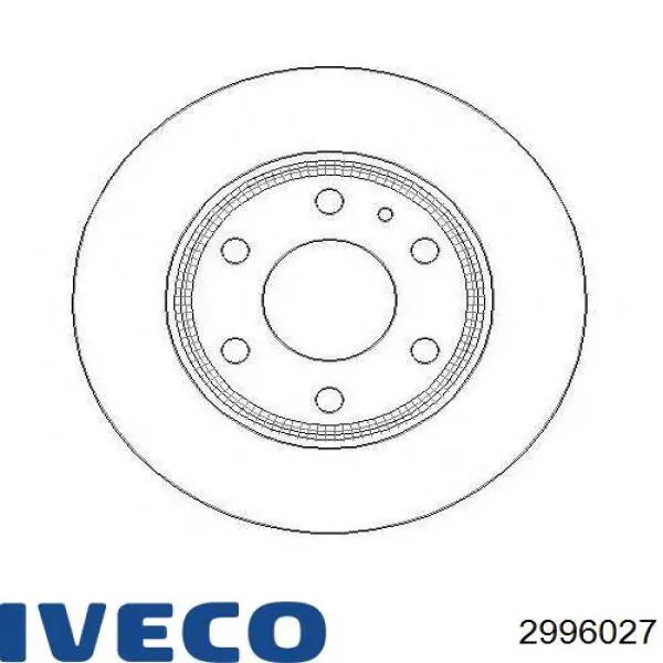 Задні дискові гальма Iveco 2996027 ціна, від 54.88 USD