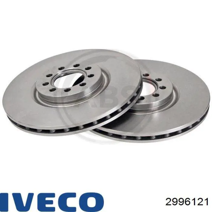 Диск переднього гальма Iveco 2996121 ціна, від 54.92 USD