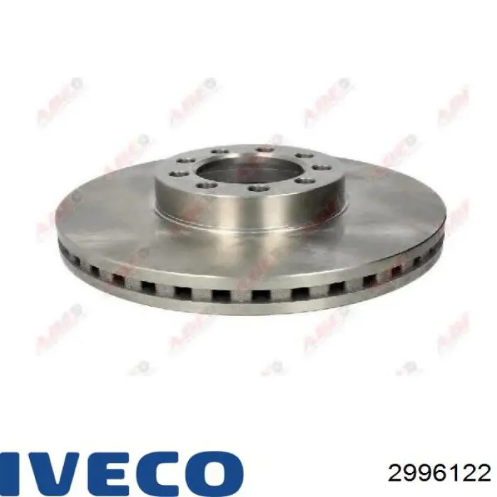 Диск переднього гальма Iveco 2996122 ціна, від 46.40 USD