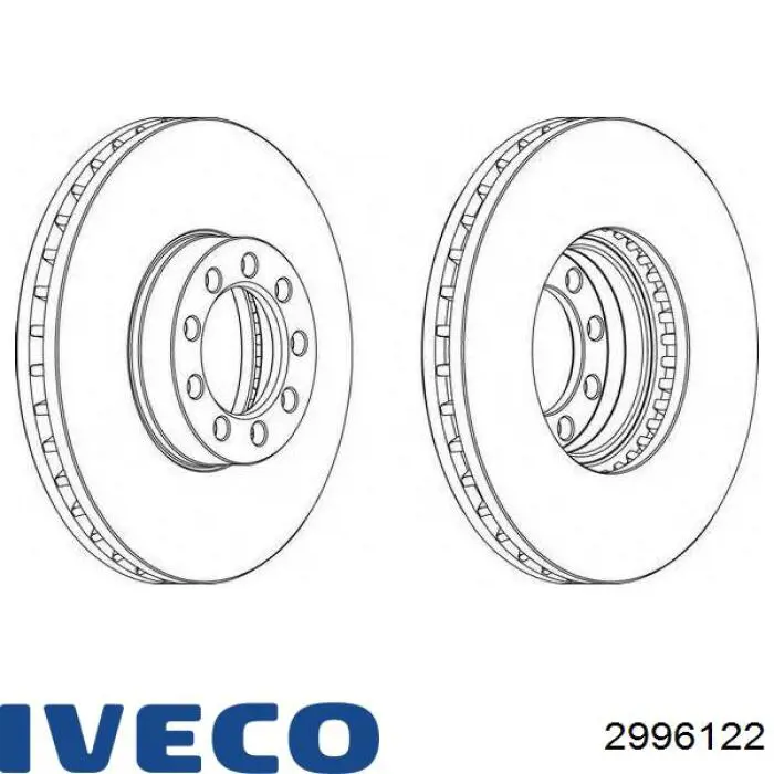 Купити 2996122 Iveco Ротор гальмівний