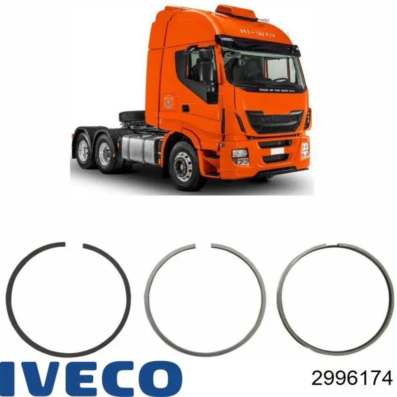 Кільця поршневі на 1 циліндр, STD. Mahle Original 007RS001470N0 ціна, від 40.30 USD