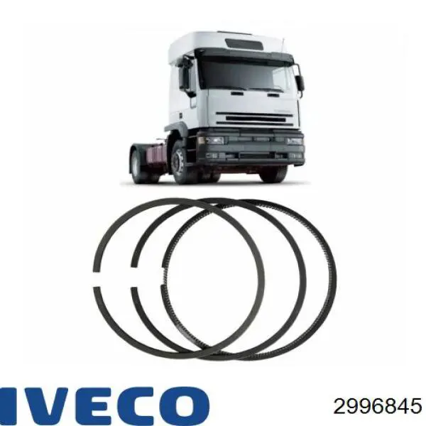 Поршень в комплекті на 1 циліндр, STD Iveco 2996845 ціна, від 71.14 USD