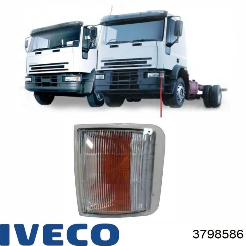  Iveco 3798586 ціна, від 44.88 USD