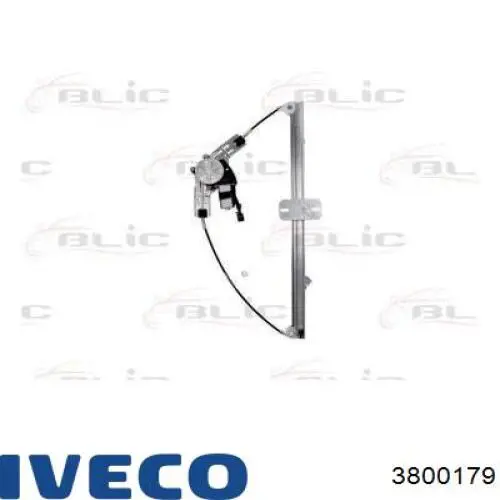 Склопідйомник передньої лівої двері 3800179 Iveco