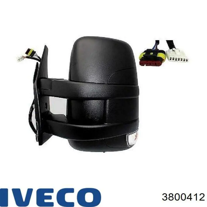 Ліве бокове дзеркало 3800412 Iveco