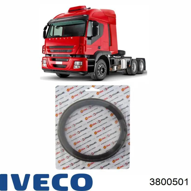 Накладка дзеркала заднього виду, права 3800501 Iveco