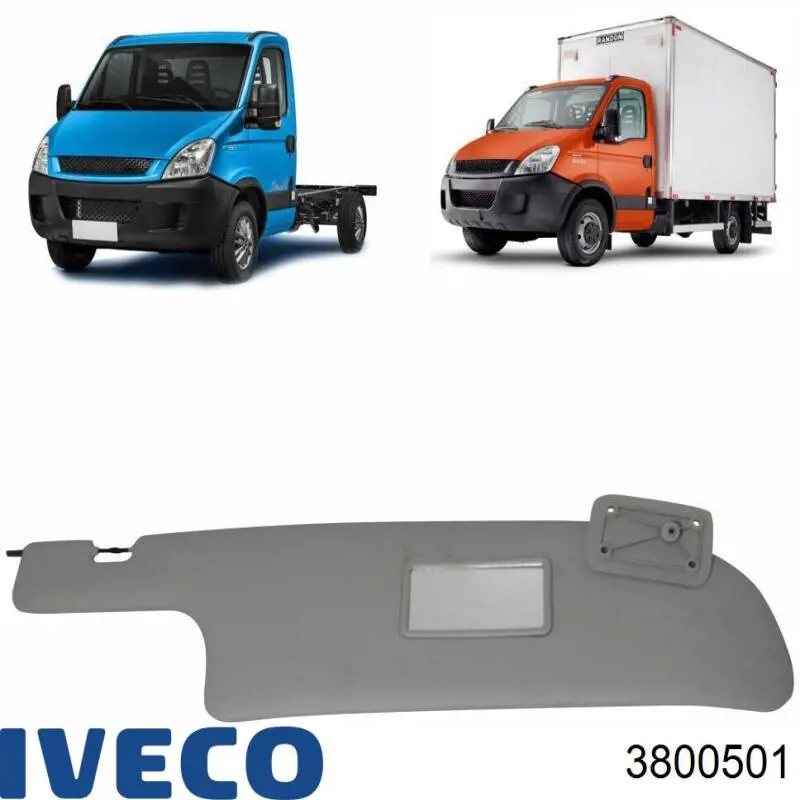 3800501 Iveco Накладка дзеркала заднього виду, права