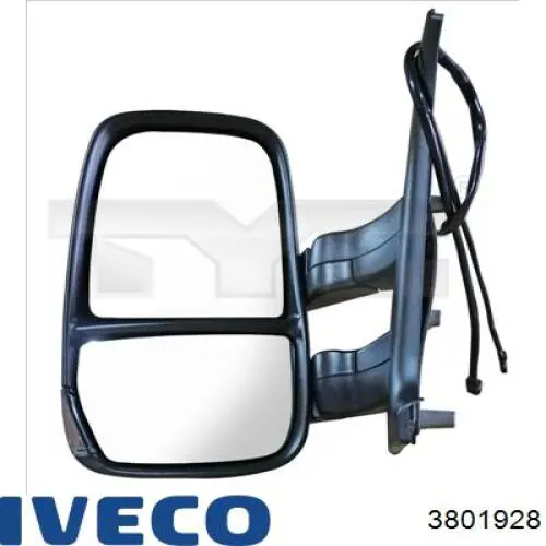 Дзеркальний елемент лівого дзеркала заднього виду Iveco 3801928 ціна, від 11.12 USD