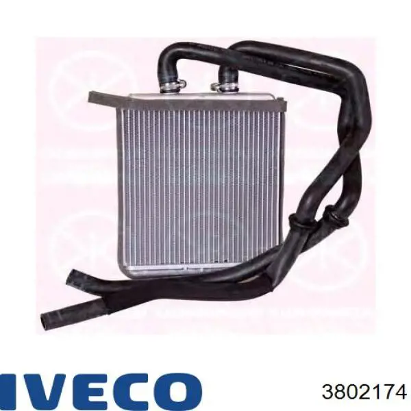 3802174 Iveco радіатор пічки (обігрівача)