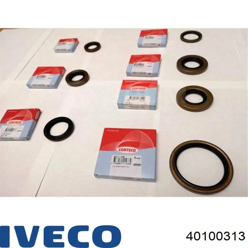 Сальник колінвала двигуна, задній Iveco 40100313 ціна, від 9.82 USD
