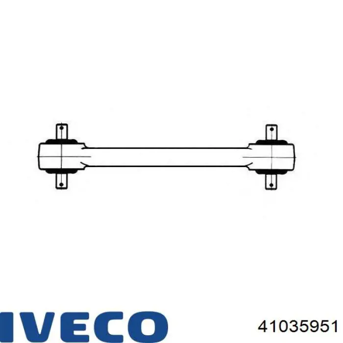 Тяга поздовжня задньої підвіски Iveco 41035951 ціна, від 170.45 USD