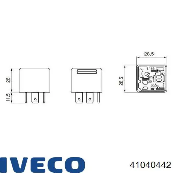 41040442 Iveco Реле покажчиків поворотів