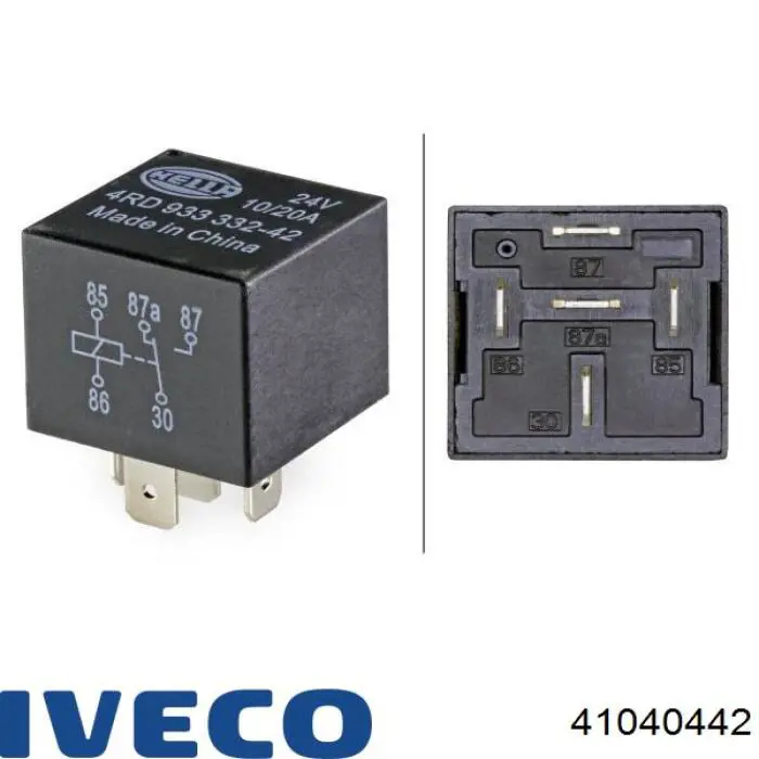Автомобільні реле поворотів Iveco 41040442 ціна, від 6.44 USD