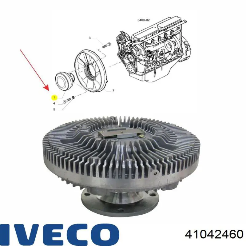 41042460 Iveco Гідромуфта приводу вентилятора